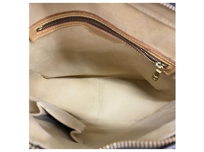 Borsa a tracolla Louis Vuitton Monogram Looping GM Marrone - vista 4