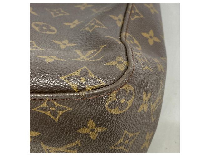 Borsa a tracolla Louis Vuitton Monogram Looping GM Marrone - vista 6