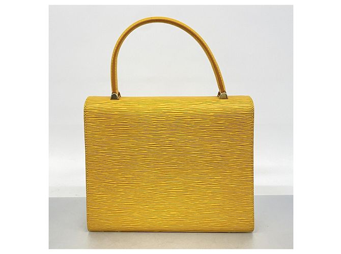 Borsa Louis Vuitton Epi Malzerbes in Jaune Giallo - vista 11