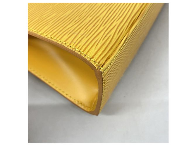 Borsa Louis Vuitton Epi Malzerbes in Jaune Giallo - vista 6