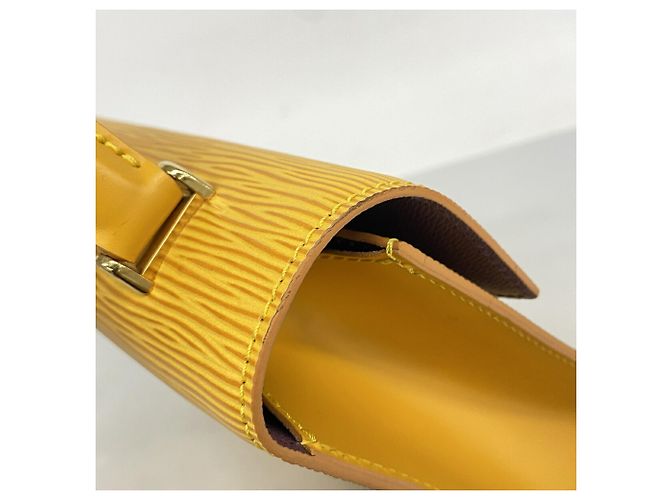 Borsa Louis Vuitton Epi Malzerbes in Jaune Giallo - vista 7