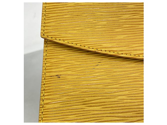 Borsa Louis Vuitton Epi Malzerbes in Jaune Giallo - vista 9