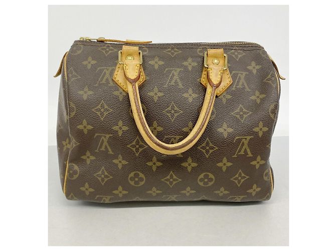 Bolsa Louis Vuitton Monogram Speedy 25 Marrom - vista 12