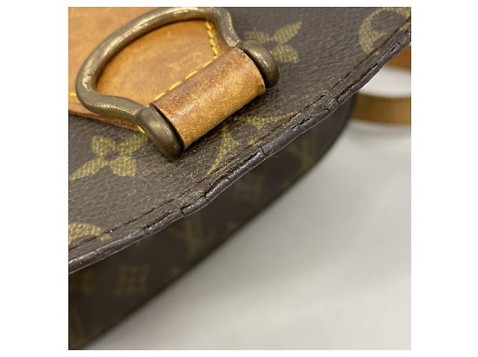 Borsa a tracolla Louis Vuitton Monogram Saint Cloud GM Marrone - vista 10