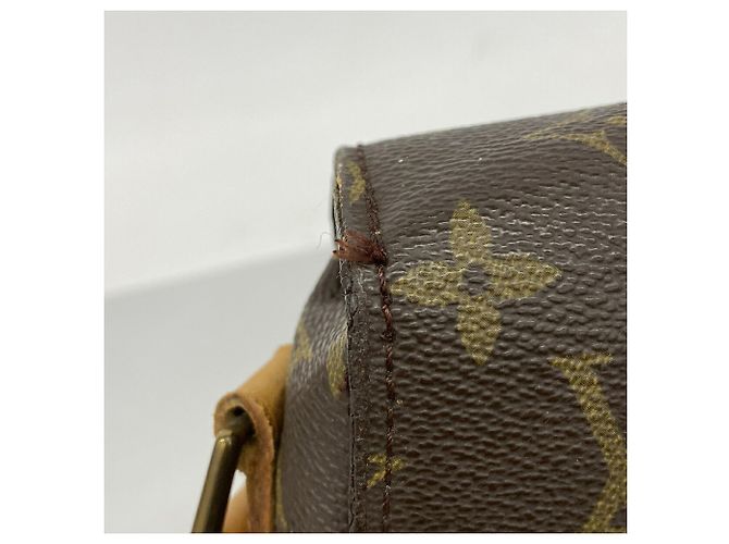 Borsa a tracolla Louis Vuitton Monogram Saint Cloud GM Marrone - vista 11