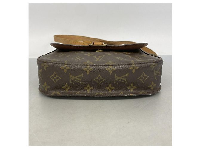 Borsa a tracolla Louis Vuitton Monogram Saint Cloud GM Marrone - vista 3