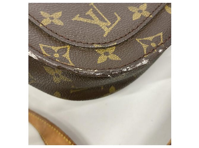 Borsa a tracolla Louis Vuitton Monogram Saint Cloud GM Marrone - vista 6