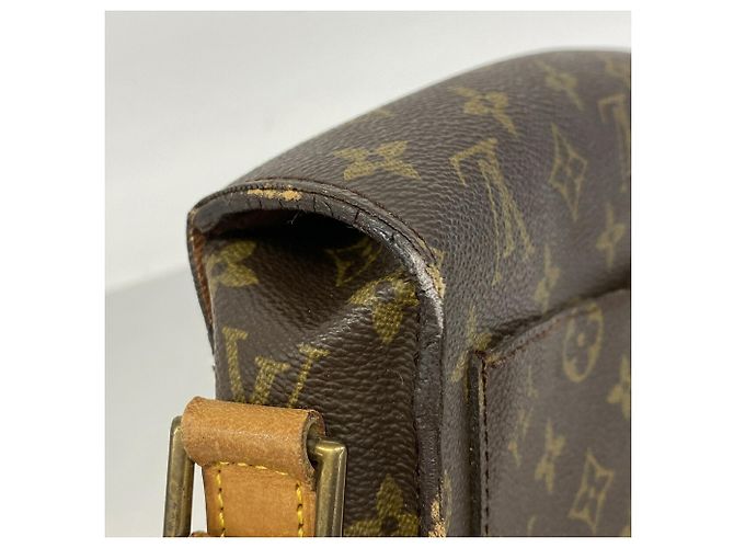 Borsa a tracolla Louis Vuitton Monogram Saint Cloud GM Marrone - vista 7