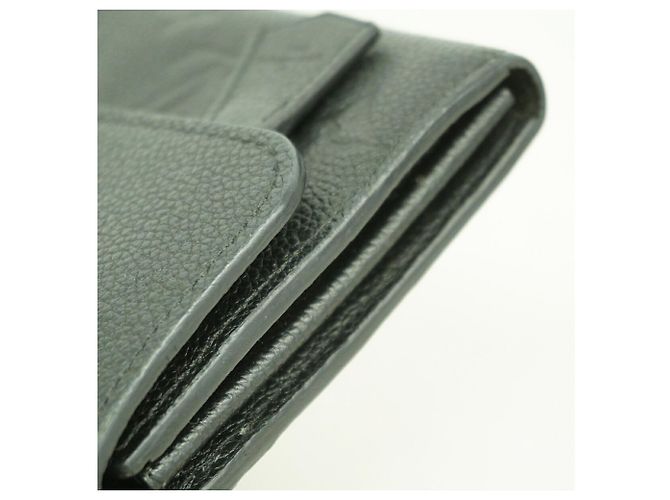 Louis Vuitton Monogram Empreinte Portefeuille Pont Neuf Long Wallet Nero - vista 5