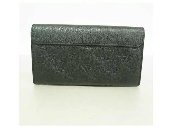 Louis Vuitton Monogram Empreinte Portefeuille Pont Neuf Long Wallet Nero - vista 8