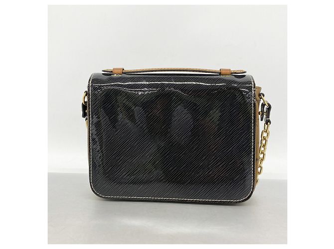 Louis Vuitton Shiny Epi Monogram Reverse Pochette Metis MINI Nero - vista 12