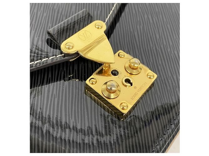Louis Vuitton Shiny Epi Monogram Reverse Pochette Metis MINI Nero - vista 8