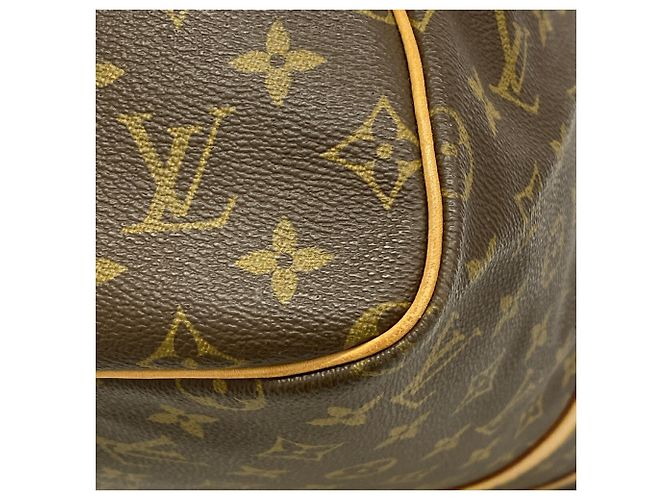 Borsa Louis Vuitton Boston Monogram Keepall 55 Marrone - vista 6