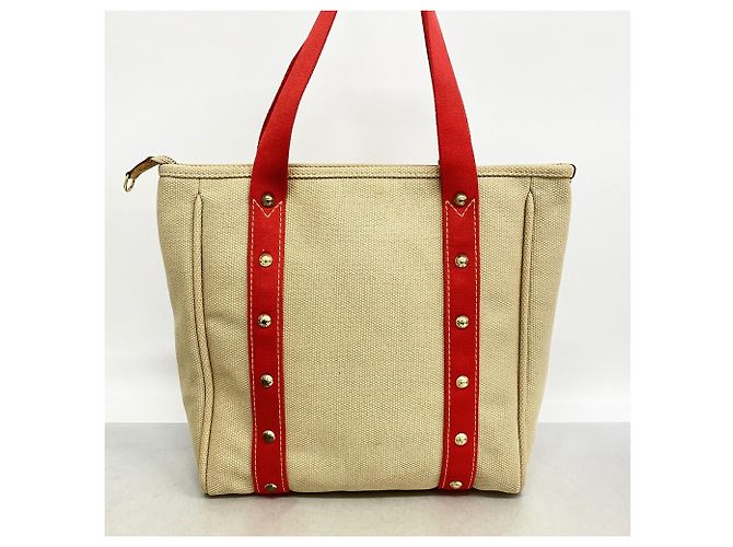 Borsa Louis Vuitton Antigua Cabas MM Beige - vista 11