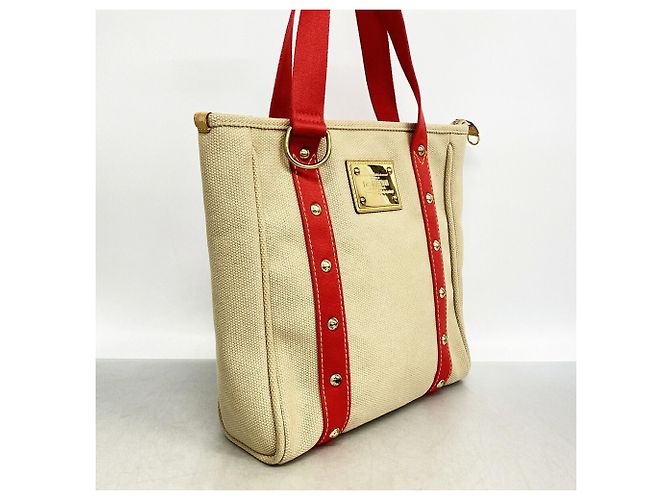 Borsa Louis Vuitton Antigua Cabas MM Beige - vista 2