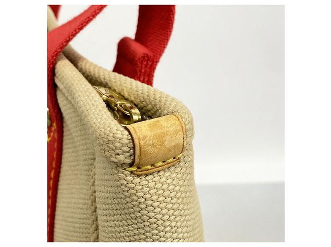 Borsa Louis Vuitton Antigua Cabas MM Beige - vista 7