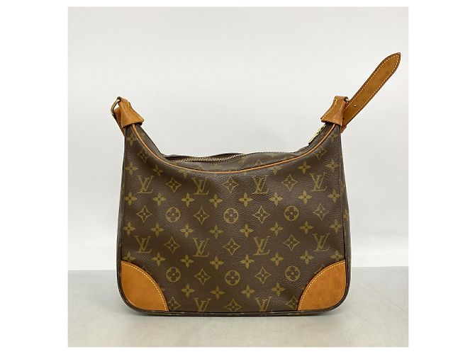 Borsa a tracolla Louis Vuitton Monogram Boulogne 30 Marrone - vista 10
