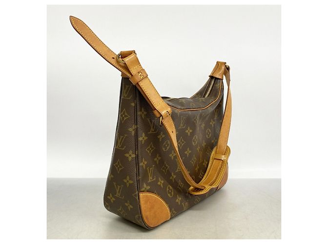 Borsa a tracolla Louis Vuitton Monogram Boulogne 30 Marrone - vista 2