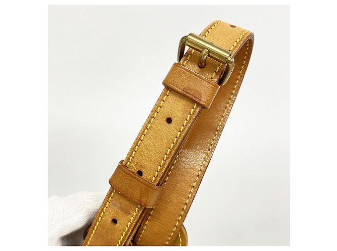 Borsa a tracolla Louis Vuitton Monogram Boulogne 30 Marrone - vista 7
