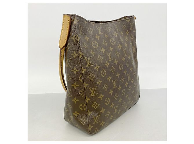 Borsa a tracolla Louis Vuitton Monogram Looping GM Marrone - vista 2