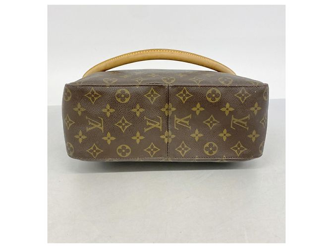 Borsa a tracolla Louis Vuitton Monogram Looping GM Marrone - vista 3