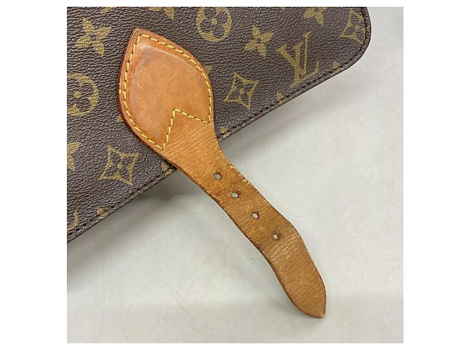 Borsa a tracolla Louis Vuitton Monogram Cartouchiere GM Marrone - vista 9