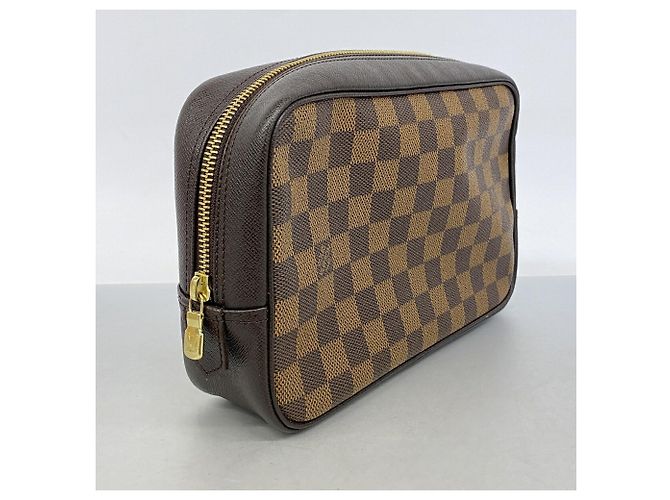 Louis Vuitton Damier Toilette Bag/Pouch N47623 Ebene Damier ebene - vista 2