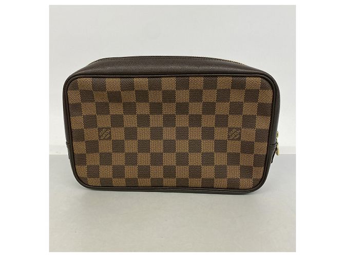 Louis Vuitton Damier Toilette Bag/Pouch N47623 Ebene Damier ebene - vista 9