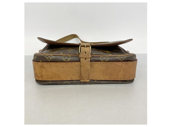 Borsa a tracolla Louis Vuitton Monogram Cartouchiere GM Marrone - vista 3