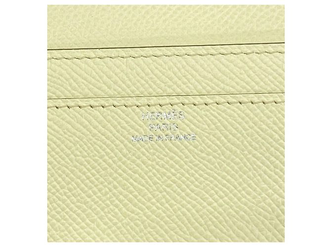 Hermès Constance Tougo Wallet/Shoulder Wallet Giallo - vista 5