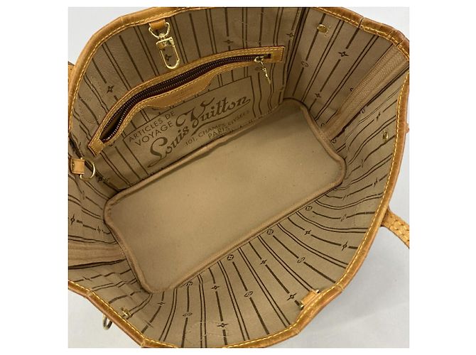 Borsa Tote Louis Vuitton Monogram Neverfull PM Marrone - vista 4