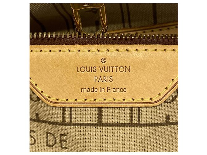 Borsa Tote Louis Vuitton Monogram Neverfull PM Marrone - vista 5
