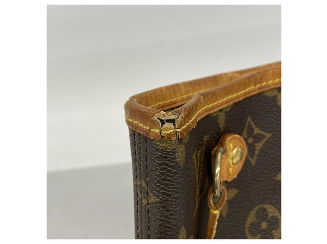 Borsa Tote Louis Vuitton Monogram Neverfull PM Marrone - vista 6