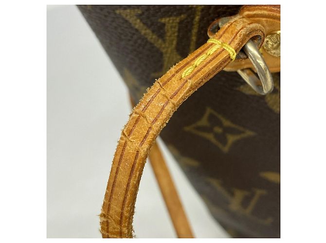 Borsa Tote Louis Vuitton Monogram Neverfull PM Marrone - vista 7