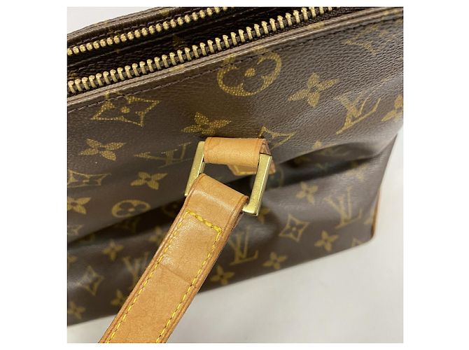 Borsa Cabas Piano Monogram Louis Vuitton Marrone - vista 8