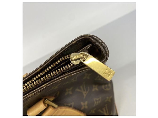 Borsa Cabas Piano Monogram Louis Vuitton Marrone - vista 9