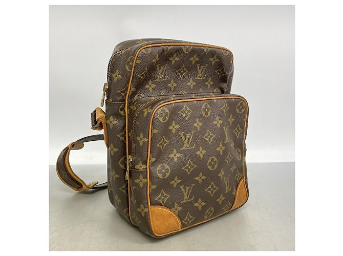 Borsa a tracolla Louis Vuitton Monogram Amazon GM Marrone - vista 2