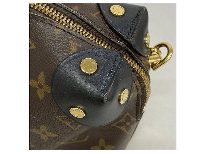 Borsa Louis Vuitton Monogram Petite Marsouple Marrone - vista 11