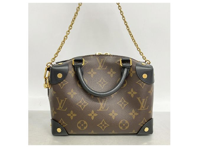 Borsa Louis Vuitton Monogram Petite Marsouple Marrone - vista 12