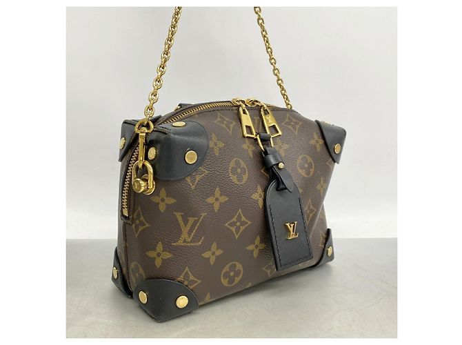 Borsa Louis Vuitton Monogram Petite Marsouple Marrone - vista 2