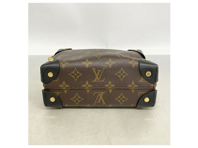 Borsa Louis Vuitton Monogram Petite Marsouple Marrone - vista 3
