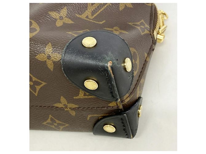 Borsa Louis Vuitton Monogram Petite Marsouple Marrone - vista 6