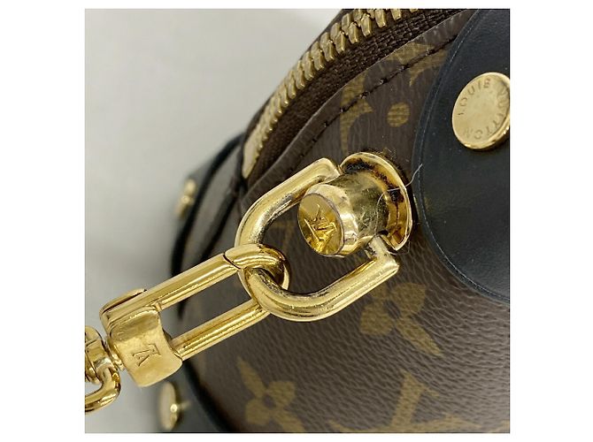 Borsa Louis Vuitton Monogram Petite Marsouple Marrone - vista 8