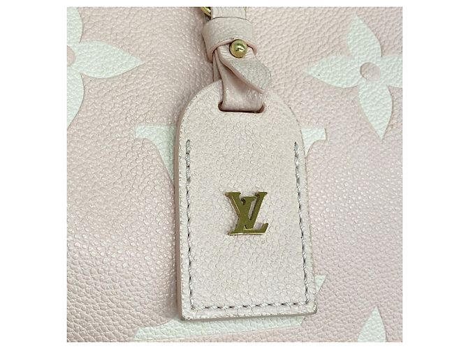 Borsa a tracolla Louis Vuitton Monogram Empreinte Bicolor Carryall Zip PM Rosa Bianco - vista 11