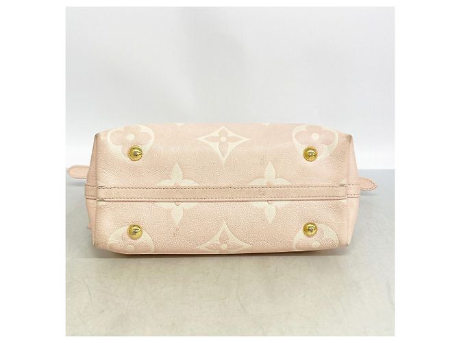 Borsa a tracolla Louis Vuitton Monogram Empreinte Bicolor Carryall Zip PM Rosa Bianco - vista 3