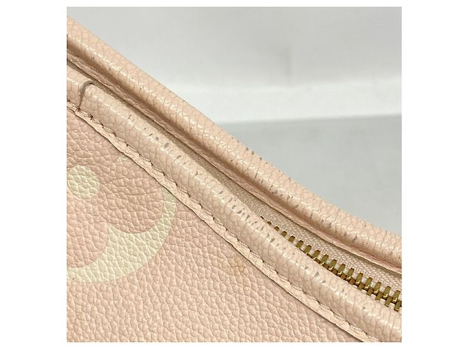 Borsa a tracolla Louis Vuitton Monogram Empreinte Bicolor Carryall Zip PM Rosa Bianco - vista 8