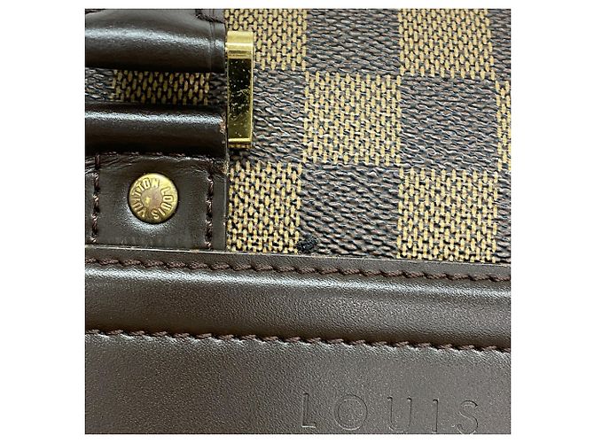 Borsa Louis Vuitton Damier Nolita 24 in Ebene Damier ebene - vista 10