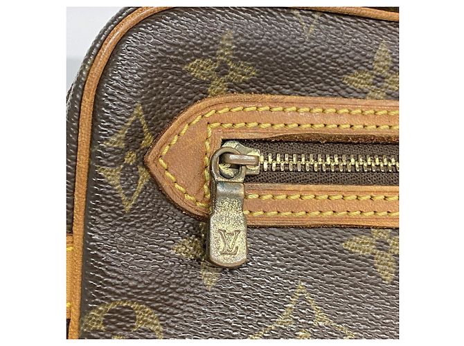 Borsa a pochette Louis Vuitton Monogram Marly Dragonne GM Marrone - vista 10