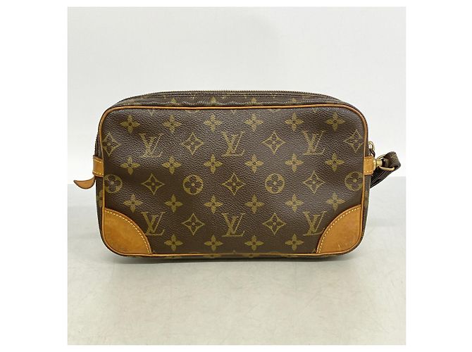 Borsa a pochette Louis Vuitton Monogram Marly Dragonne GM Marrone - vista 11