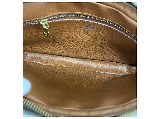 Borsa a pochette Louis Vuitton Monogram Marly Dragonne GM Marrone - vista 4